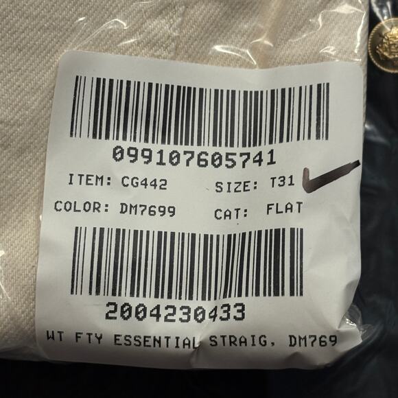 J Crew Essential Straight Jeans 31 31T Tall NWT Stretch CG442 J.Crew White - Picture 6 of 6